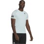 Herren Kurzarm-T-Shirt Adidas Club Tennis 3 Stripes Weiß | Tienda24 - Global Online Shop Tienda24.eu