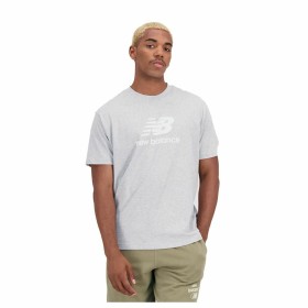 Camiseta de Manga Corta Hombre New Balance Essentials Gris de New Balance, Hombre - Ref: S6487745, Precio: 27,68 €, Descuento: %