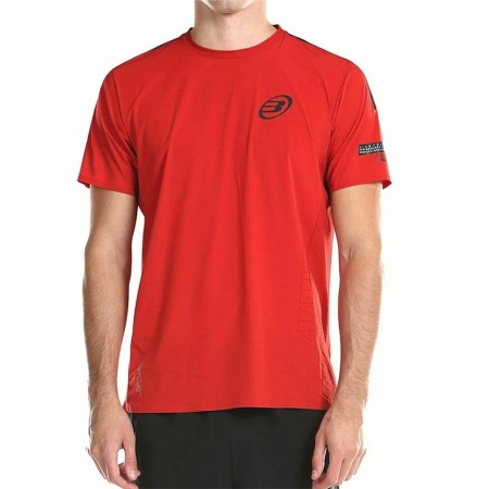 Camiseta de Manga Corta Hombre Bullpadel Odeon Tl Rojo | Tienda24 - Global Online Shop Tienda24.eu