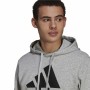 Felpa con Cappuccio Uomo Adidas Essentials Fleece Big Logo Grigio di Adidas, Uomo - Rif: S6488181, Prezzo: 42,60 €, Sconto: %