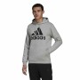 Polar com Capuz Homem Adidas Essentials Fleece Big Logo Cinzento | Tienda24 - Global Online Shop Tienda24.eu