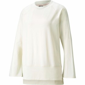 Women’s Sweatshirt without Hood Puma Studio Yogini LT Bell White by Puma, Women - Ref: S6488194, Price: 36,57 €, Discount: %