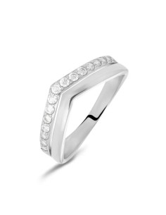 Anel feminino Pandora SILVER - RING WITH CLEAR CUBIC ZIRCONIA - SIZE 50 | Tienda24 Tienda24.eu