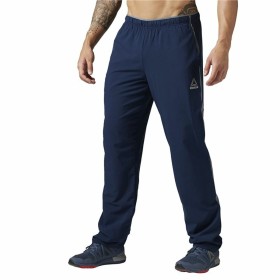 Long Sports Trousers Reebok Workout Ready Dark blue Men by Reebok, Men - Ref: S6488286, Price: 39,34 €, Discount: %