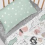 Bedding set HappyFriday Moshi Moshi Best buddies Multicolour Baby Crib 2 Pieces | Tienda24 - Global Online Shop Tienda24.eu