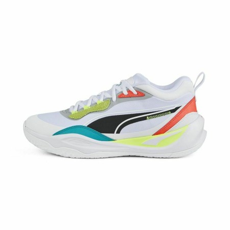 Chaussures de Basket-Ball pour Adultes Puma Playmaker Pro Blanc de Puma, Baskets - Réf : S6488410, Prix : 64,87 €, Remise : %