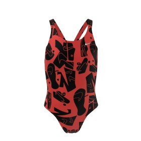 Maillot de Bain Fille Nike Rouge carmin de Nike, Maillots de bain - Réf : S6488433, Prix : 34,64 €, Remise : %