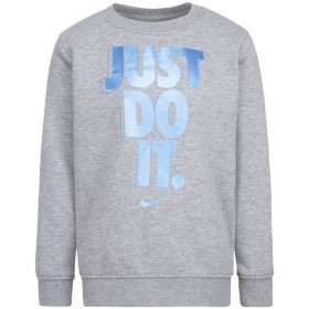 Children’s Sweatshirt without Hood Nike Gifting Grey by Nike, Boys - Ref: S6488456, Price: 0,00 €, Discount: %