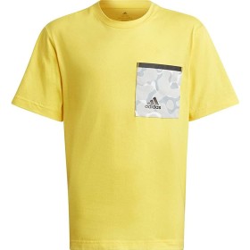 Camiseta de Manga Corta Infantil Adidas Future Pocket Amarillo de Adidas, Niño - Ref: S6488509, Precio: 0,00 €, Descuento: %