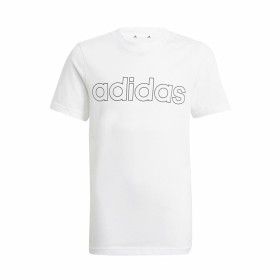 Camisola de Manga Curta Infantil Adidas Essentials Branco de Adidas, Menino - Ref: S6490832, Preço: 19,43 €, Desconto: %