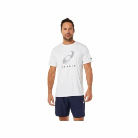 Camiseta de Manga Corta Hombre Asics Court Spiral Tee Blanco de Asics, Hombre - Ref: S6490852, Precio: 25,52 €, Descuento: %