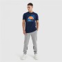 Camisola de Manga Curta Homem Ellesse Michaelo Azul Marinho de Ellesse, Homem - Ref: S6490864, Preço: 27,53 €, Desconto: %