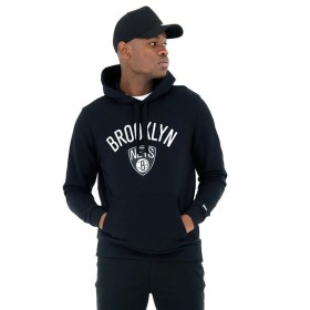 Felpa con Cappuccio Unisex New Era Brooklyn Nets Nero di New Era, Uomo - Rif: S6490876, Prezzo: 53,31 €, Sconto: %