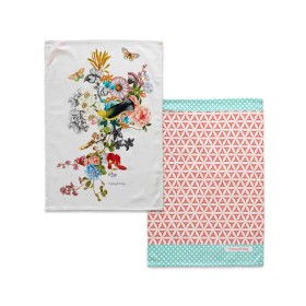 Kitchen Cloth HappyFriday Floral Branch Multicolour 70 x 50 cm (2 Units) by HappyFriday, Dish Cloth & Towels - Ref: D1614385,...