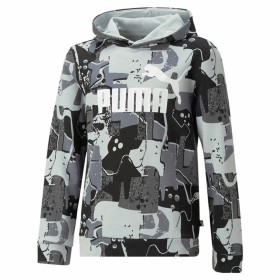 Sudadera con Capucha Niño Puma Essentials+ Street Art Negro Gris de Puma, Niño - Ref: S6490883, Precio: 46,92 €, Descuento: %