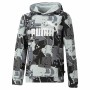 Polar com Capuz Criança Puma Essentials+ Street Art Preto Cinzento | Tienda24 - Global Online Shop Tienda24.eu