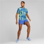 Camisola de Manga Curta Homem Puma Run Favorite Azul Verde de Puma, Homem - Ref: S6491217, Preço: 33,95 €, Desconto: %