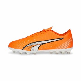 Chuteiras para Adultos Puma Ultra Play MG Branco Vermelho | Tienda24 - Global Online Shop Tienda24.eu