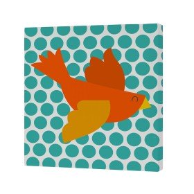 Leinwand HappyFriday Moshi Moshi Pretty parrots Bunt 27 x 54 cm | Tienda24 - Global Online Shop Tienda24.eu