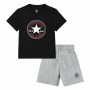 Ensemble de Sport pour Enfants Converse Core Tee Ft Short Noir Gris Bébés de Converse, Ensembles de sport - Réf : S6491411, P...