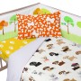 Paracolpi per culla HappyFriday Mr Fox Dogs Multicolore 210 x 40 cm di HappyFriday, Accessori per letti - Rif: D1614448, Prez...