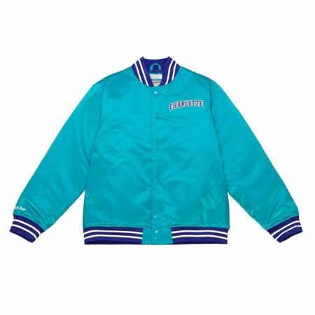 Casaco de Desporto para Homem Mitchell & Ness Charlotte Hornets Azul de Mitchell & Ness, Roupa de abrigo - Ref: S6492849, Pre...