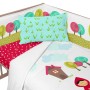 Cot protector HappyFriday Mr Fox Grandma Multicolour 210 x 40 cm | Tienda24 - Global Online Shop Tienda24.eu