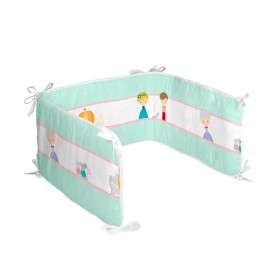 Cot protector HappyFriday Mr Fox Pumpkin Multicolour 210 x 40 cm by HappyFriday, Bed accessories - Ref: D1614453, Price: 25,8...