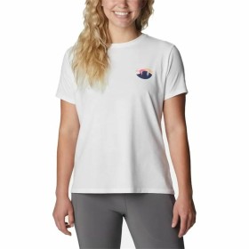 Camiseta Deportiva de Manga Corta Columbia Sun Trek™ Blanco de Columbia, Mujer - Ref: S6493395, Precio: 27,45 €, Descuento: %