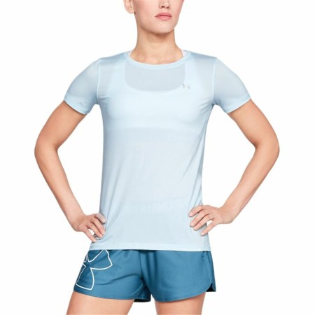 Women’s Short Sleeve T-Shirt Under Armour HeatGear Light Blue by Under Armour, Women - Ref: S6493402, Price: 0,00 €, Discount: %