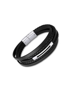 Bracelete masculino Police PJ25719BSS.01-S Aço inoxidável | Tienda24 Tienda24.eu