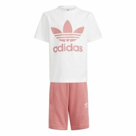 Conjunto Desportivo para Crianças Adidas Trifolio Branco de Adidas, Conjuntos desportivos - Ref: S6496176, Preço: 29,32 €, De...