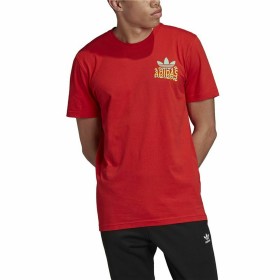 Camisola de Manga Curta Homem Adidas Multifade Vermelho de Adidas, Homem - Ref: S6496253, Preço: 23,38 €, Desconto: %