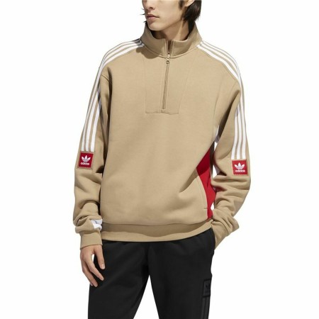 Men’s Sweatshirt without Hood Adidas Modular Brown by Adidas, Men - Ref: S6496359, Price: 58,69 €, Discount: %