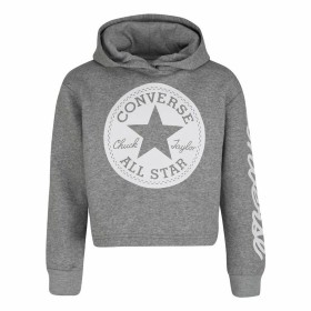 Felpa con Cappuccio Unisex Converse Chuck Patch Crop G Grigio scuro di Converse, Bambino - Rif: S6496366, Prezzo: 35,07 €, Sc...