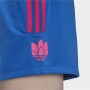 Pantaloncini Sportivi da Donna Adidas Originals Adicolor 3D Trefoil Azzurro | Tienda24 - Global Online Shop Tienda24.eu