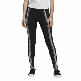 Leggings Sportivo da Donna Champion Crop Logo Tape W Blu scuro | Tienda24 - Global Online Shop Tienda24.eu