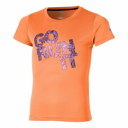 Child's Short Sleeve T-Shirt Asics Go Run It Orange | Tienda24 - Global Online Shop Tienda24.eu