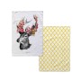 Kitchen Cloth HappyFriday Reindeer Multicolour 70 x 50 cm (2 Units) by HappyFriday, Dish Cloth & Towels - Ref: D1614553, Pric...