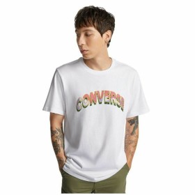 Camisola de Manga Curta Homem Converse Mirror Branco de Converse, Homem - Ref: S6496912, Preço: 21,99 €, Desconto: %