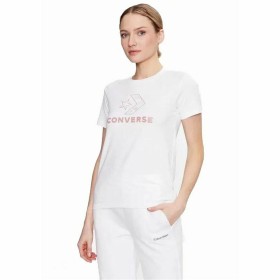 T-shirt à manches courtes femme Converse Seasonal Star Chevron Blanc de Converse, Vêtements - Réf : S6496917, Prix : 22,43 €,...