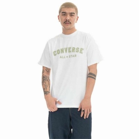 T-shirt à manches courtes homme Converse Classic Fit All Star Single Screen Blanc | Tienda24 - Global Online Shop Tienda24.eu