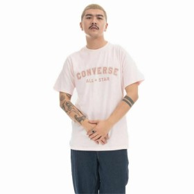 T-shirt à manches courtes homme Converse Classic Fit All Star Single Screen Rose clair de Converse, Homme - Réf : S6496921, P...