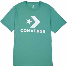 Maglia a Maniche Corte Unisex Converse Standard Fit Center Front Large Verde di Converse, Uomo - Rif: S6496922, Prezzo: 17,52...