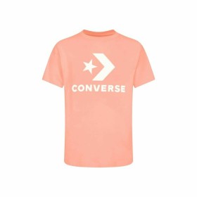 Camiseta de Manga Corta Unisex Converse Standard Fit Center Front Large Salmón de Converse, Hombre - Ref: S6497223, Precio: 1...