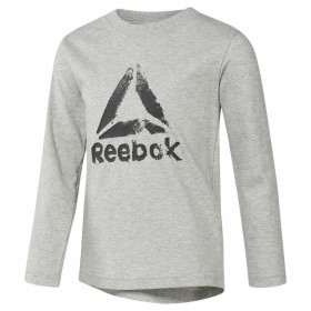 Children’s Long Sleeve T-Shirt Reebok Boys Training Essentials Light grey by Reebok, Boys - Ref: S6497224, Price: 21,22 €, Di...