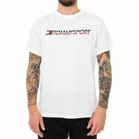 Men’s Short Sleeve T-Shirt Tommy Hilfiger Logo Chest White by Tommy Hilfiger, Men - Ref: S6497289, Price: 41,62 €, Discount: %