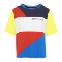 Damen Kurzarm-T-Shirt Tommy Hilfiger Colour-Blocked Blau | Tienda24 - Global Online Shop Tienda24.eu