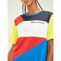 Damen Kurzarm-T-Shirt Tommy Hilfiger Colour-Blocked Blau | Tienda24 - Global Online Shop Tienda24.eu