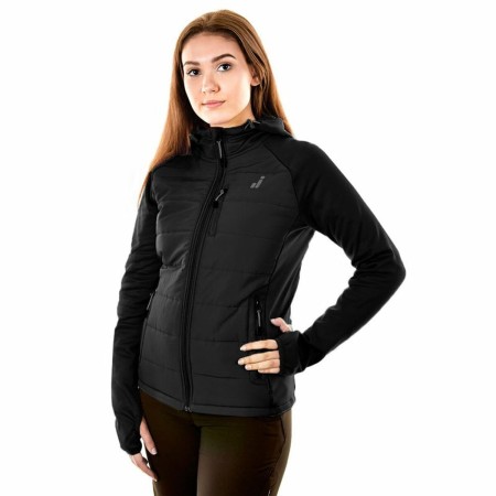 Casaco de Desporto para Mulher Joluvi Hybrid Preto de Joluvi, Roupa de abrigo - Ref: S6497315, Preço: 39,28 €, Desconto: %